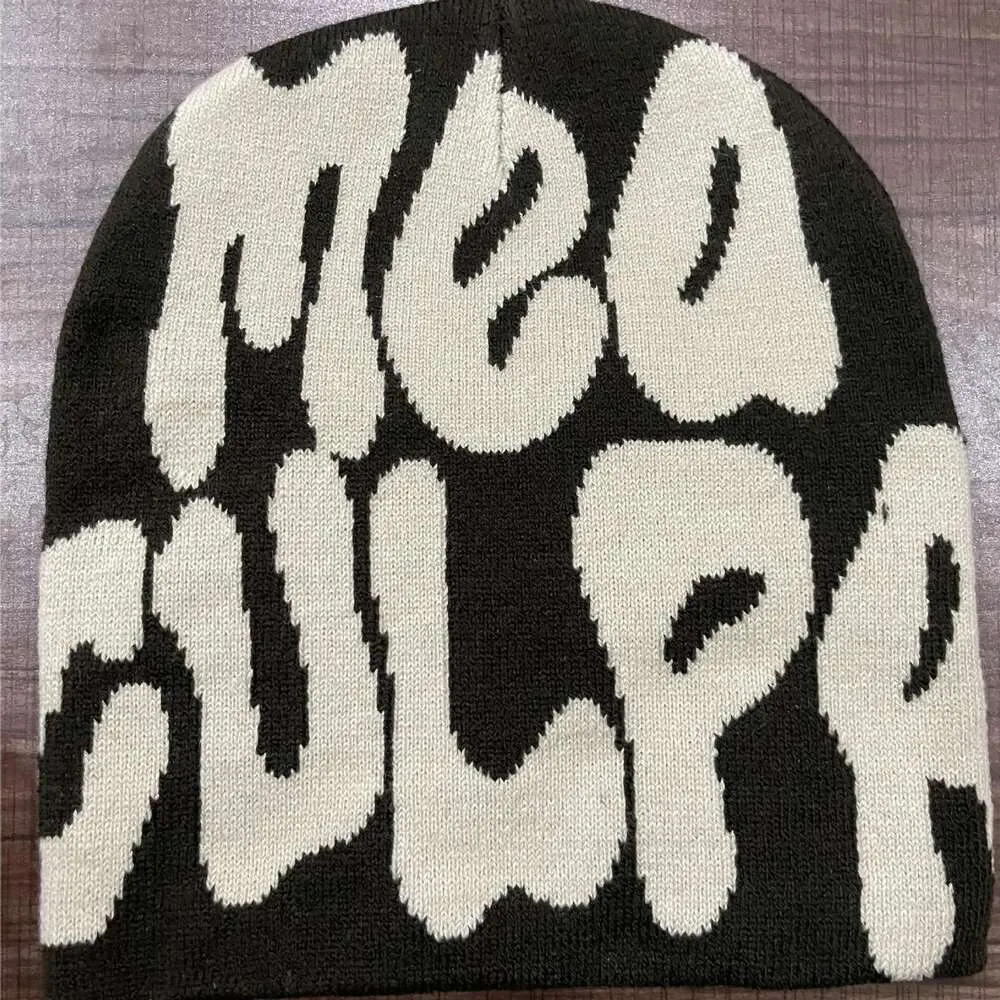 Meaculpa gestrickte Unisex-Bohnenmütze, Mützen, Designer-Frauen, rosa Y2k-Beanie für Männer, Mea Culpas, lässig, Herbst, Winter, warm, Weihnachtsgeschenk, Liebhaber, weiche Tasse, s4