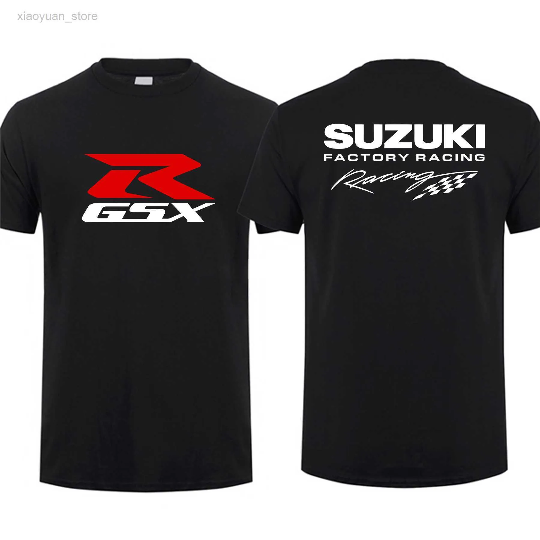 T-shirts voor heren Verbazingwekkende mannen Suzuki GSX R1000 Motorfiets T-shirt Dubbelzijds casual oversized T-shirt Mannelijke T-shirts Grafische korte mouw S-3XL M230409