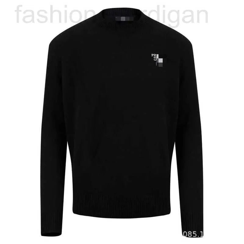 Kadın Sweaters Designer P Family High Edition Yeni Yuvarlak Boyun Sweater 55 Kaşmir Klasik Çok Yönlü Tpte