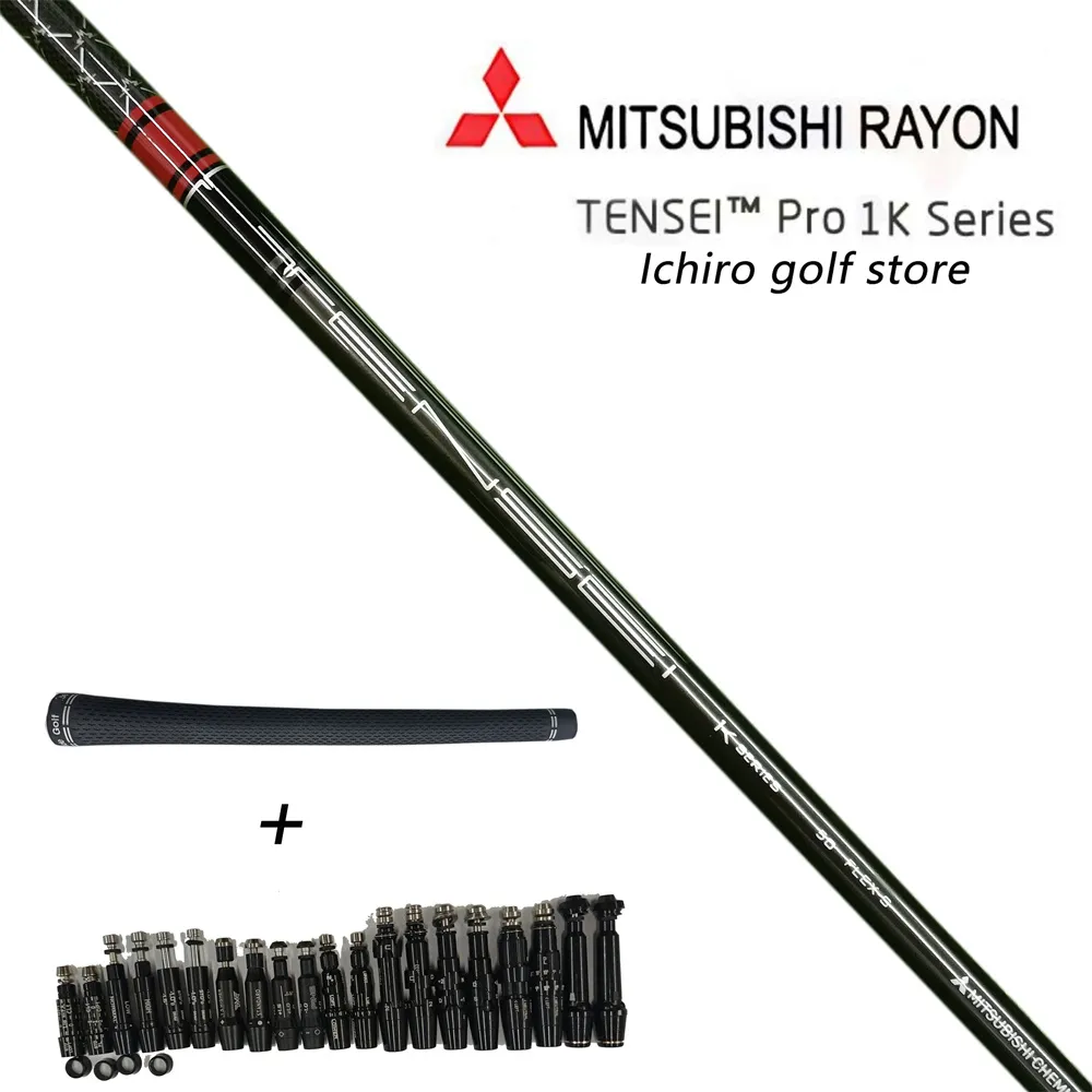 2023 Tensei Pro Red 1K Golf Club Shafts Flex 50 R/SR/Sグラファイトシャフトフリーアセンブリスリーブとグリップゴルフ用品