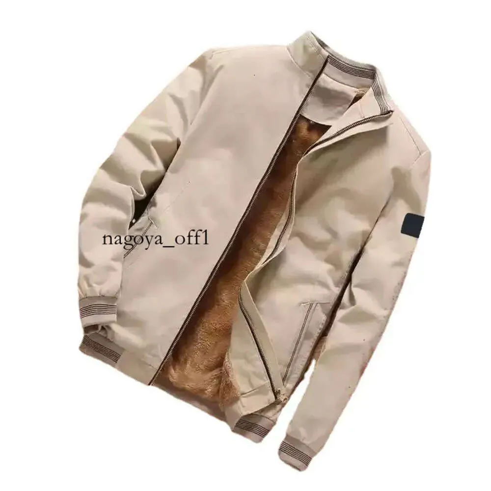 Manteau Stone Monclair Veste Tech Clothing Cp 2023 Manteau Couture latérale Insert Sac Spot Cachemire Fermeture éclair Printemps et Automne Coton Court Jeune Casual