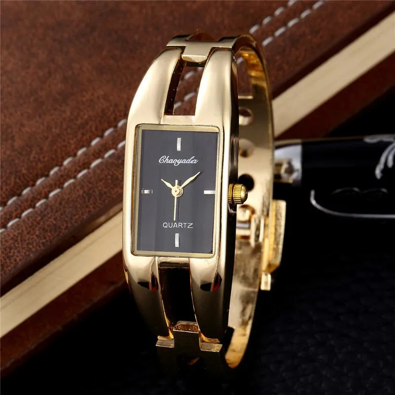 Luxury Red Gold Stainless Steel Bangle Watch For Women Fashionable American Swiss Bracelets Watch With Casual Dress Clock From Thundermout 14.29 DHgate.Com