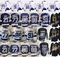 Hockey Jerseys 2022 Stadium Series Hockey 21 Brayden Point Jersey 77 Victor Hedman 86 Nikita Kucherov Andrei Vasilevskiy 91 Steven Stamkos Reverse Retro