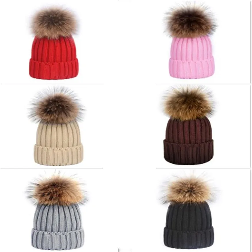 Nouvelle France mode bonnets chapeaux bonnet hiver bonnet tricoté chapeau de laine plus casquette de velours Skullies masque plus épais chapeaux à franges man290G