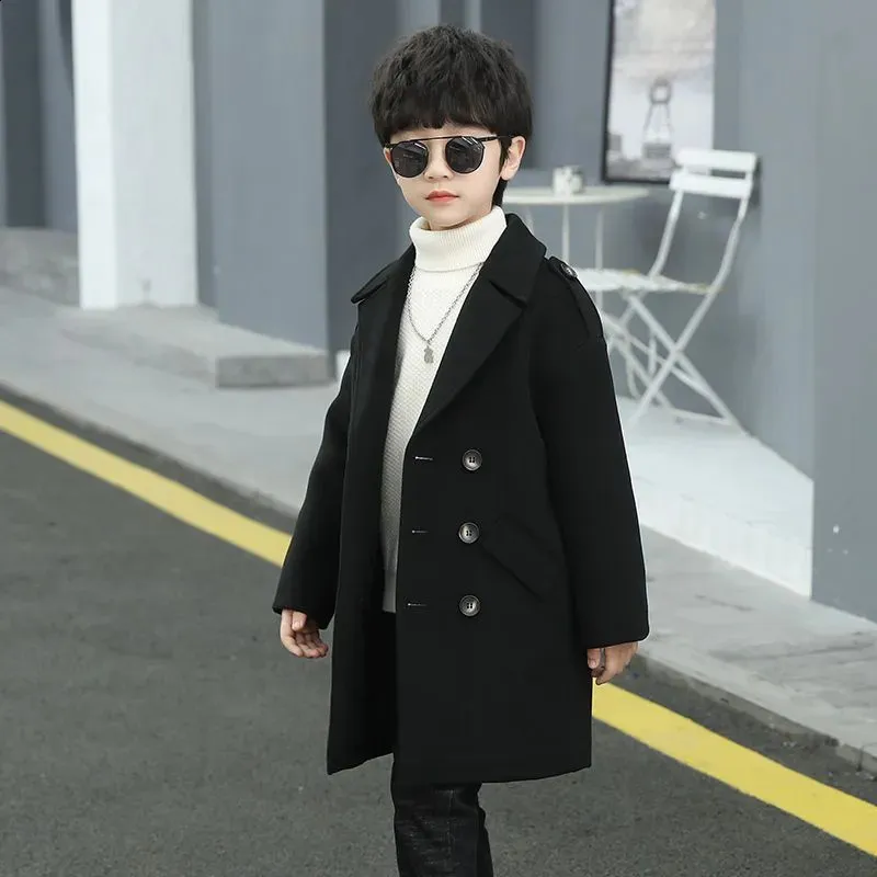 Toddler Clothes Amropi Boy's Trench Coat With Waist Tie - Windbreaker Jacket For Ages 2-10 Years The Gentlemen