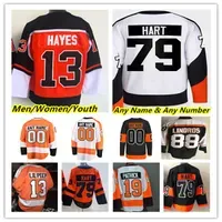 Hockey Jerseys Travis Konecny Reverse Retro Hockey Jerseys 13 Lil Peep Kevin Hayes Tony DeAngelo Joel Farabee van Riemsdyk Ivan Provorov Carter Hart Scott