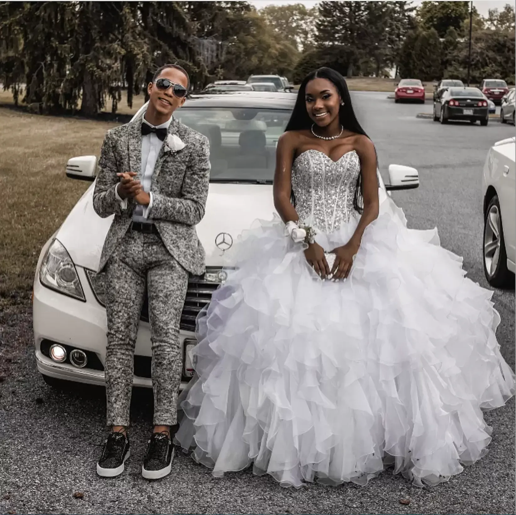 quinceanera dress white