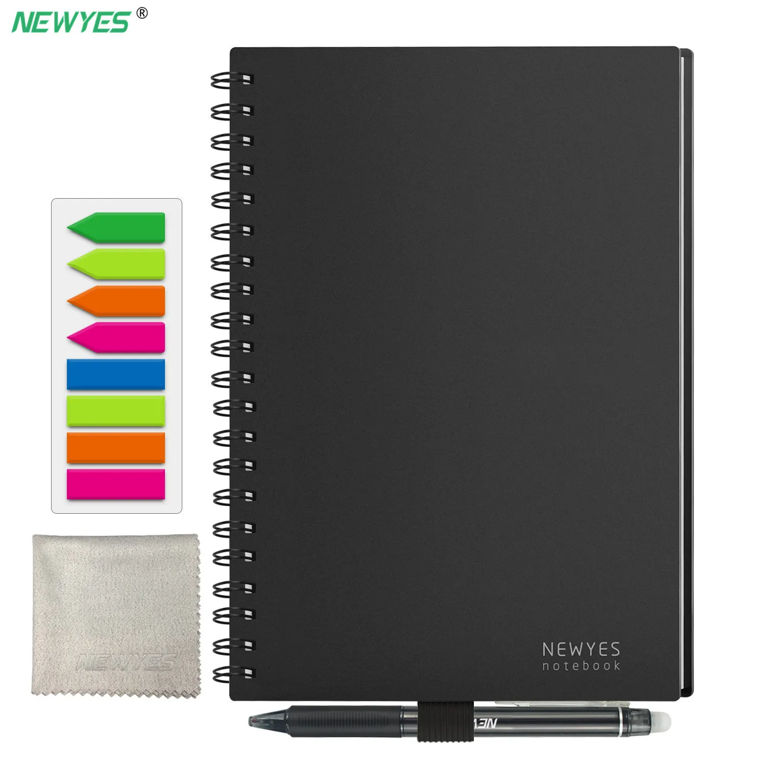 Note de notas Smart Erasable Notebook Paper reutilizável Wirebound Cloud Storage App Conexão com Pen School Office Supplies 230408