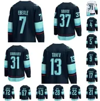 college wear2022 Custom 13 Brandon Tanev Hockey Jersey 31 Philipp Grubauer 37 Yanni Gourde 6 Adam Larsson 17 Jaden Schwartz 7 Eberle 4 Fleur