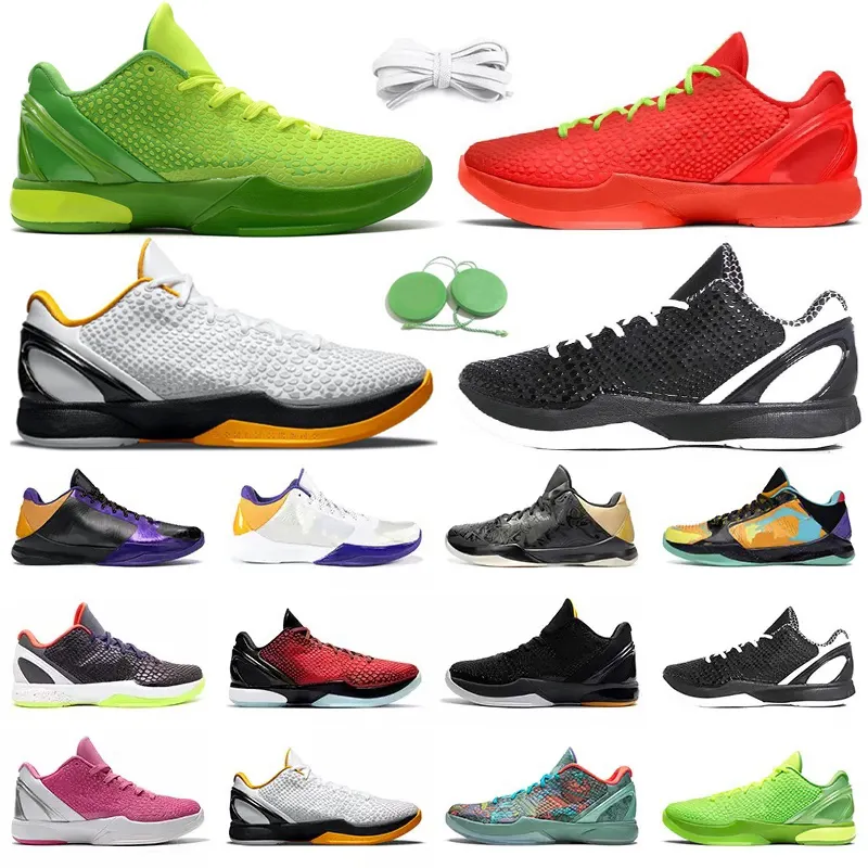 6 5 Proto Chaussures de basket-ball pour hommes Sneaker Mambacita Reverse Grinch Del Sol All Star 6s Big Stage Alternate Bruce Lee Chaos Night Prelude 5s Baskets pour hommes Baskets de sport