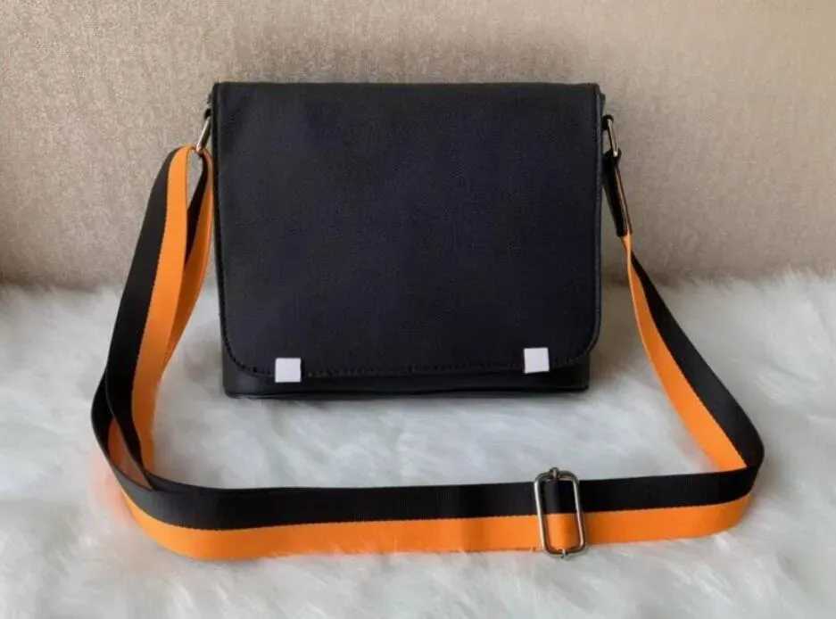 Högkvalitativ klassisk mode män distrikt messenger väskor cross body crossbody väska skolväska axelväska