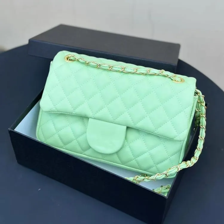 Модная сумка на плече трава зеленая дизайнерская сумка одноцепочечная классическая стиль Green1113