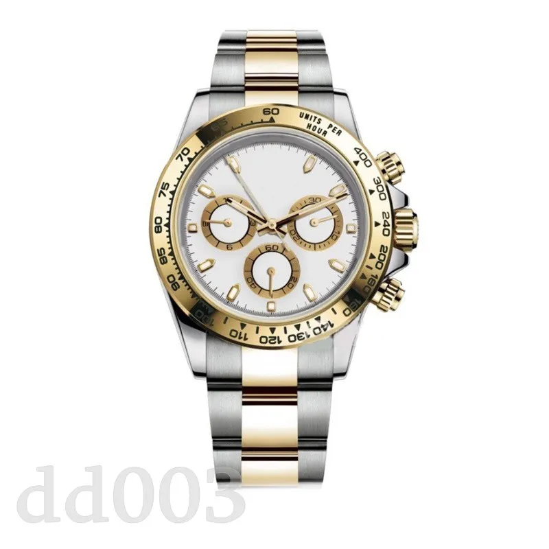 Hommes femmes montres montres-bracelets lumineuses cosmograph haute qualité paul newman orologio verre saphir tona mouvement montre bracelet en acier inoxydable SB038 C23