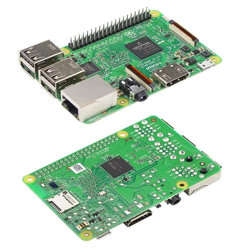 Circuiti integrati Raspberry Pi 3 Modello B Starter Kit Pi 3 Custodia in acrilico 25A Alimentatore Cavo USB Ventola Dissipatore di calore RPI 3 Ctdfj