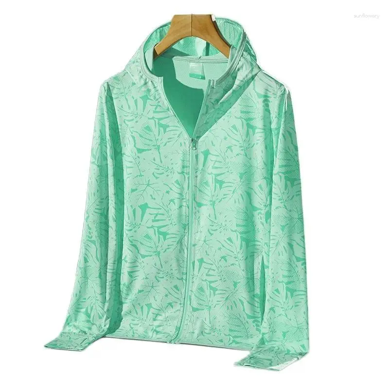 Jaquetas femininas de seda gelo protetor solar roupas mulher homem resistente uv casais casacos de verão respirável secagem rápida ao ar livre jaqueta mujer