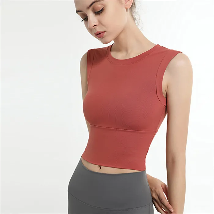 LL Women Yoga Sport Bra Crop Top Bodycon Tank For Fitness Bras Girl High  Elasticity Sport Tank Underwear Running Gym JY014 From Victor_wong, $14.14