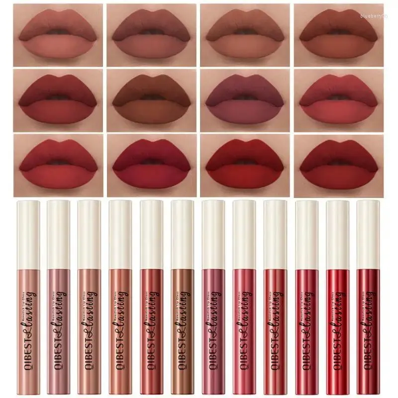 Lipgloss 24 kleuren Matte vloeibare lippenstift Waterdicht Langdurig Fluwelen Rode Tint Make-up Cosmetische Lipsticks Lipgloss