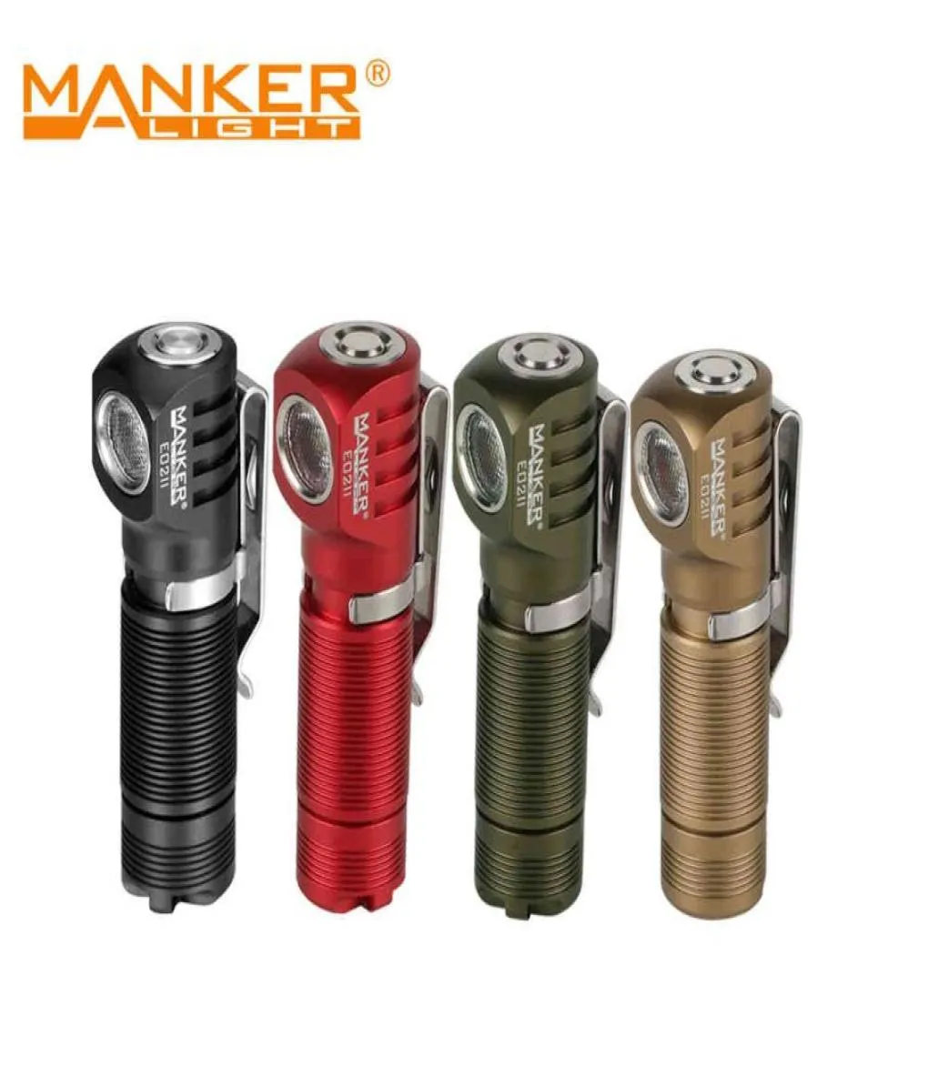 Manker E02 II 420 Lumens Luminus SST20 lampe de poche LED AAA10440 poche EDC porte-clés torche avec queue magnétique clip réversible 2108324529