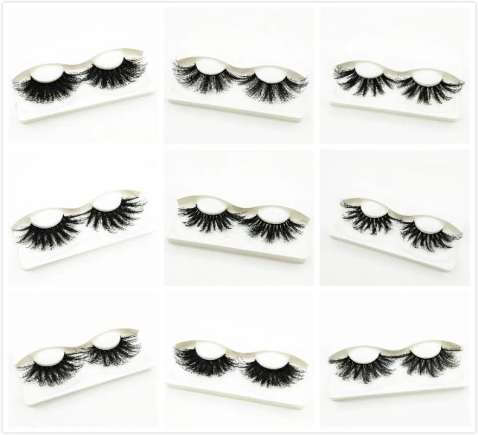 5D 25mm 3D Mink Eyelashes 23 Styles Eye Makeup Mink False Lashes mjuka naturliga tjocka falska ögonfransar Ögonfransar Förlängning Skönhet också 6182094