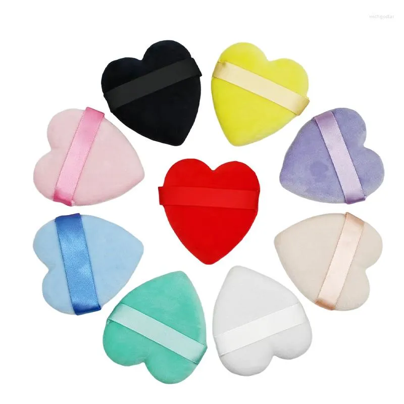 Makeup Sponges 10pcs Pcs Make Up Velvet Triangle Powder Puff For Face Eyes Contouring Shadow Seal Cosmetic Foundation Tool