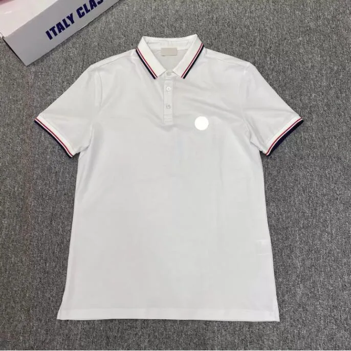 Mon Designer Herren Frence Marke Poloshirts Damenmode Stickerei Brief Business Kurzarm calssic T-Shirt Tops Größenbereich M L XL 2XL 3XL Polo MON