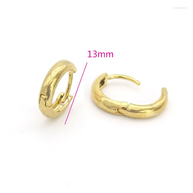 Hoop Earrings Anietna Simple Classic Thin 18K Gold Plated For Women Trendy Fashion Jewelry 2023 Gifts Pendientes Mujer