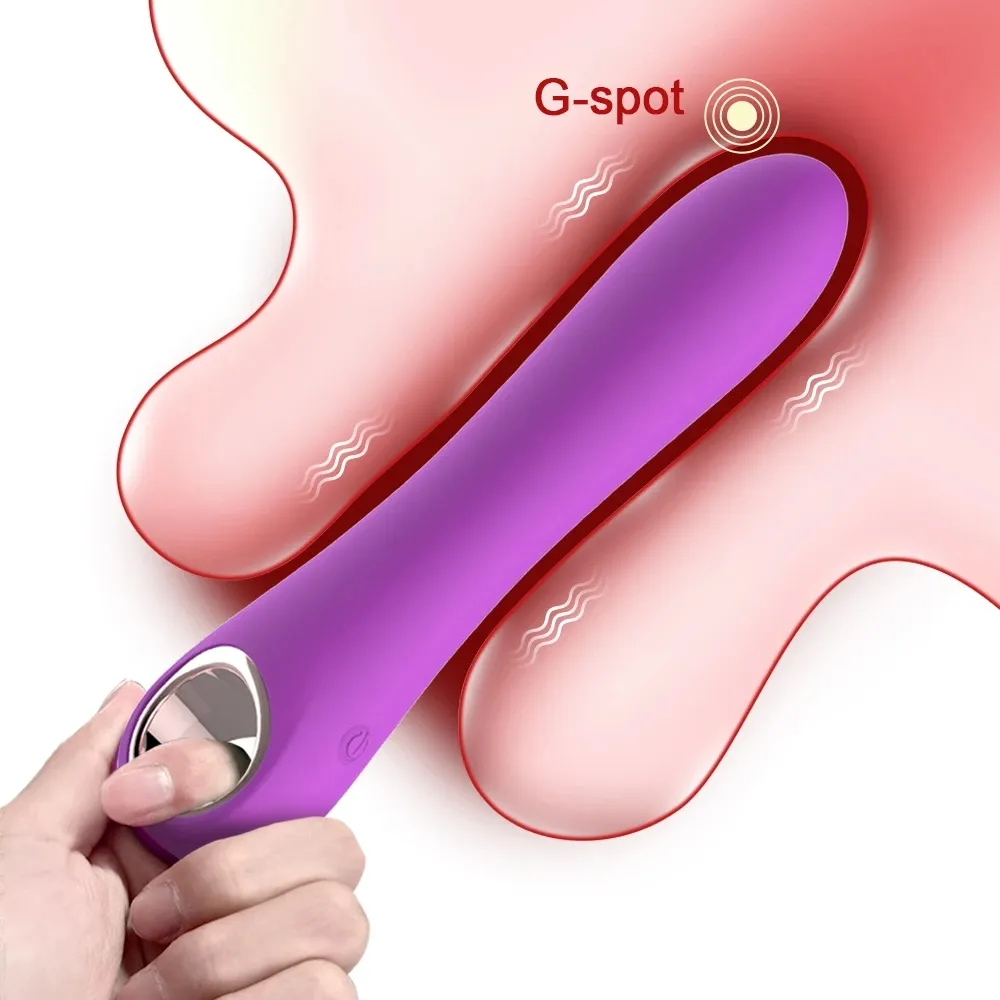 Vibromasseur point G puissant à 10 vitesses pour femmes gode en Silicone souple stimulateur de Clitoris vagin vibrateur jouets sexuels féminins pour adultes
