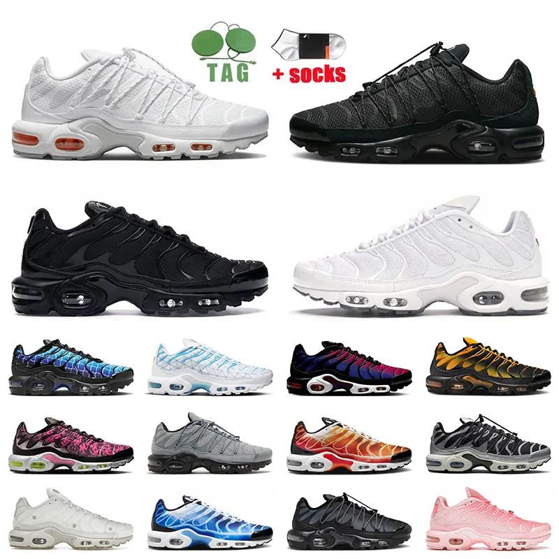 nike air max plus tn airmax tns plus احذية الجري للرجال والنساء احذية رياضية ابيض اسود احمر جامعة ازرق رمادي بنفسجي فارسي اوريو