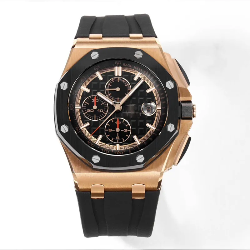Designer Mens Luxury horloge kwarts horloge 44 mm roestvrijstalen kast rubberen band een lichtgevende waterdichte P polsband doos dhgates Watch Montre de Luxe Watch lb hjd