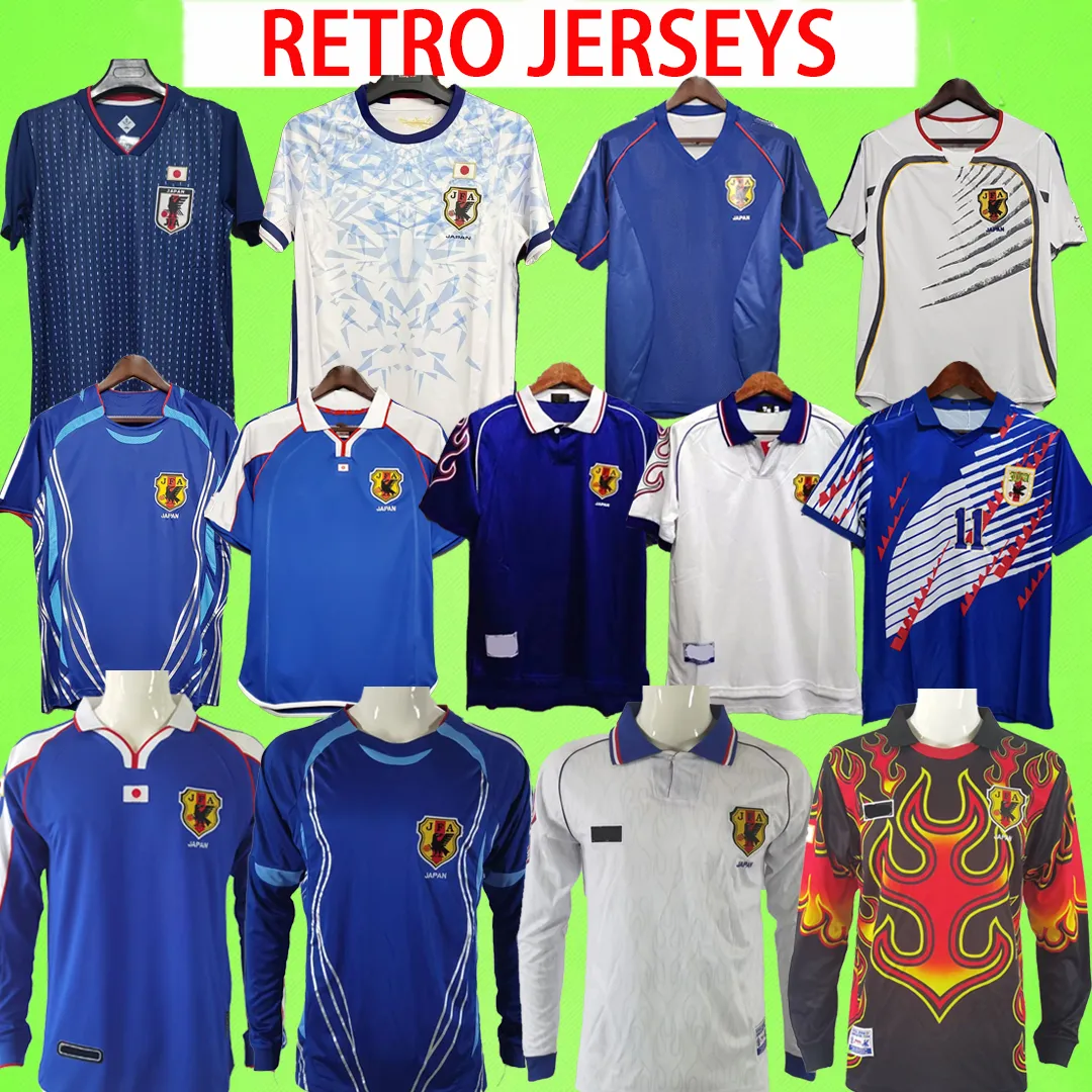 JApan retro Soccer Jerseys Cartoon ISAGI ATOM TSUBASA MINAMINO HINATA DOAN KUBO ITO MITOMA Japanese long sleeve 1992 1994 1998 2000 2002 2006 2010 16 17 Football Shirt