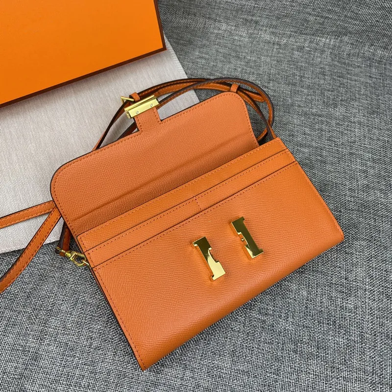 Bolsa de bolsa de couro genuíno bolsas de ombro com caixa de luxo designer de moda ladras bolsa embreagem suporte