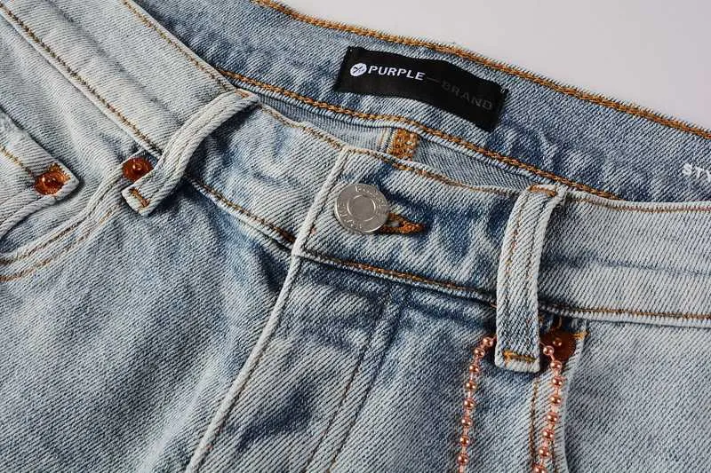 P018 Worn Light Indigo Baggy Jeans – PURPLE BRAND