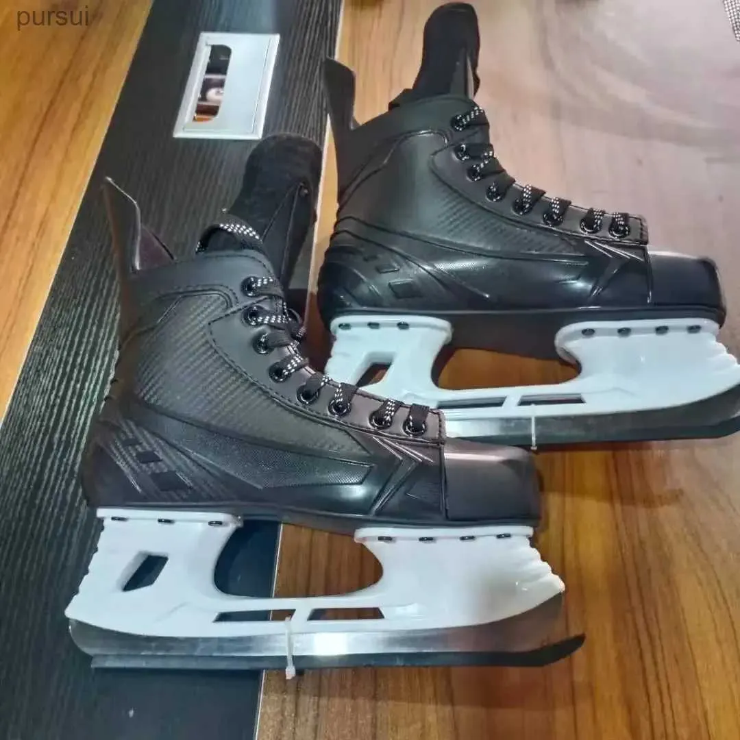 Hard Shell Composite Patin Roller Inline Black Ice Skates Shoes With