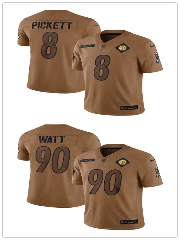 Fußballtrikot T.J. Watt Kenny Pickett PittsburghSteelersMen 2023 Salute