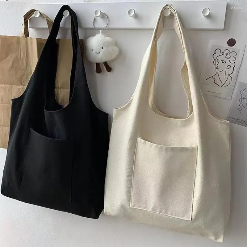 Shopping Bags Fashion Women Canvas Bag Foldable Supermarket Handbag Aesthetic Personalized Super Mistress Ladies Reusable Eco