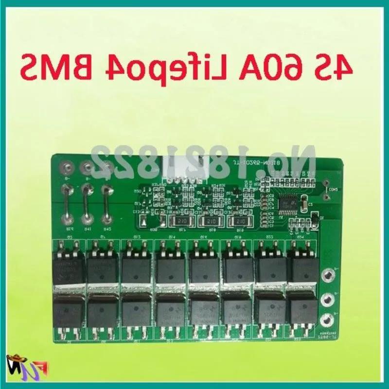 Freeshipping 4S 60A lifepo4 BMS PCM lifepo4 battery protection board bms pcm with balancing for lifepo4 battery pack Oaewp