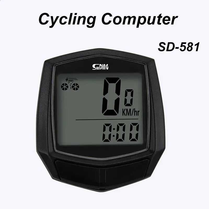 Fahrradcomputer, Computer, kabelgebunden, Fahrrad-Kilometerzähler, Tachometer, wasserdichte Stoppuhr, Fahrradzubehör 231109