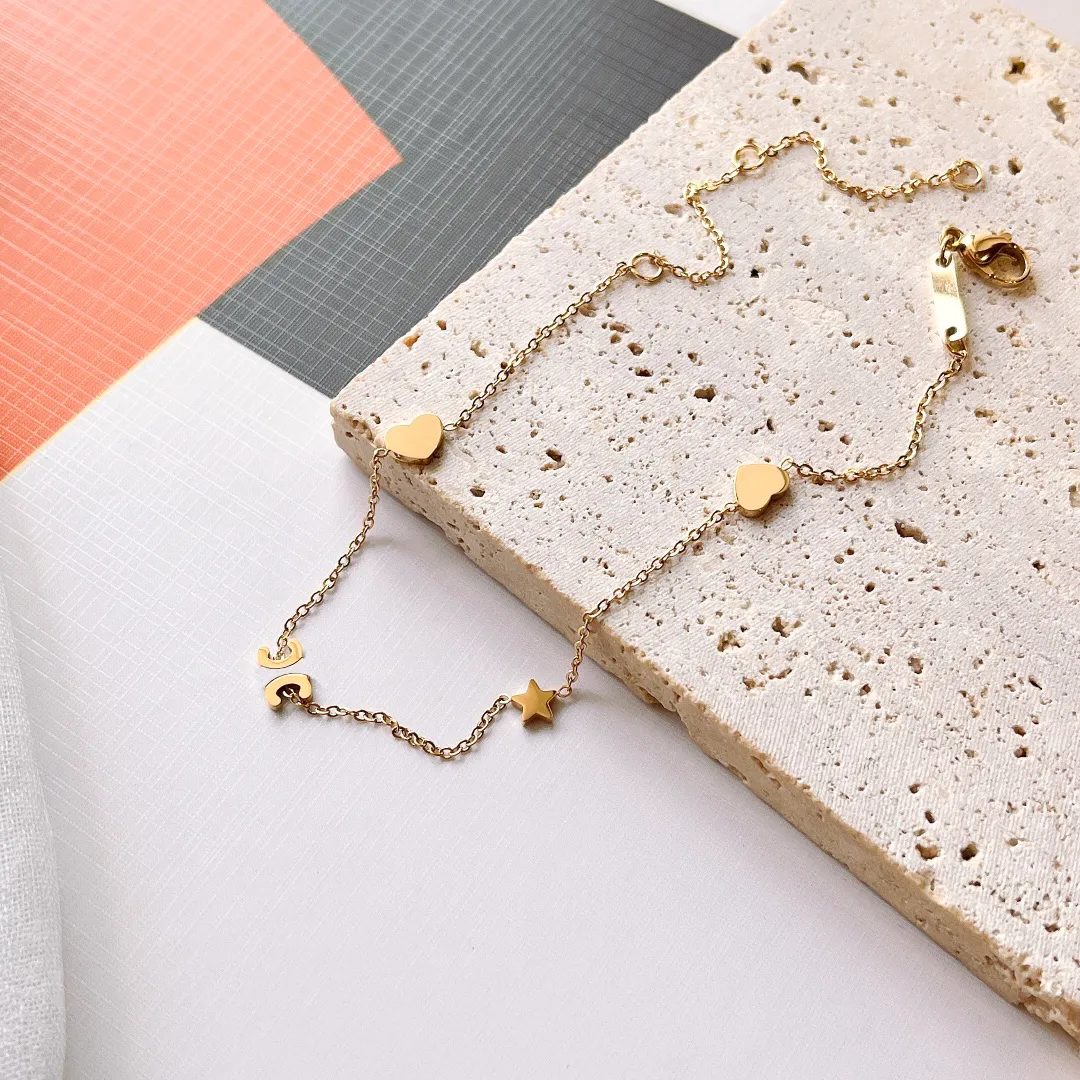 Desinger Cheville pour Femmes Diamant Pièce Été Chaîne En Acier Inoxydable Bijoux Accessoires De Mode Cadeau 18-25cm Réglable_voghion.com