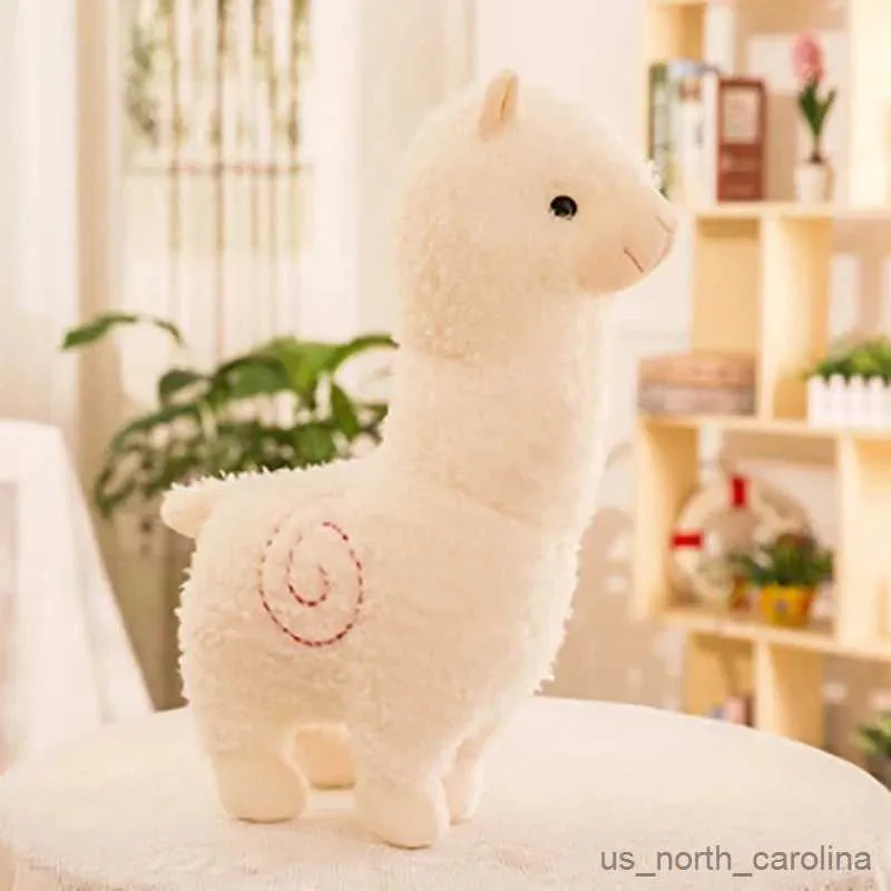 Animaux en peluche 25 cm joli petit alpaga en peluche couleurs d'animaux en peluche nouvelle poupée de mouton doux décor à la maison enfants fille cadeau d'anniversaire de noël