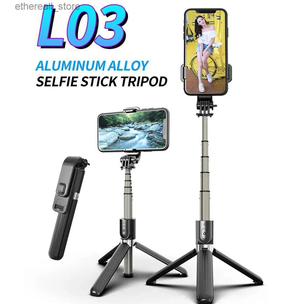 Selfie Monopods Sem Fio Selfie Stick Dobrável Mini Tripé Com Controle Remoto Do Obturador 360 Rotação Suporte De Suporte De Telefone Móvel Para IOS Android Q231110