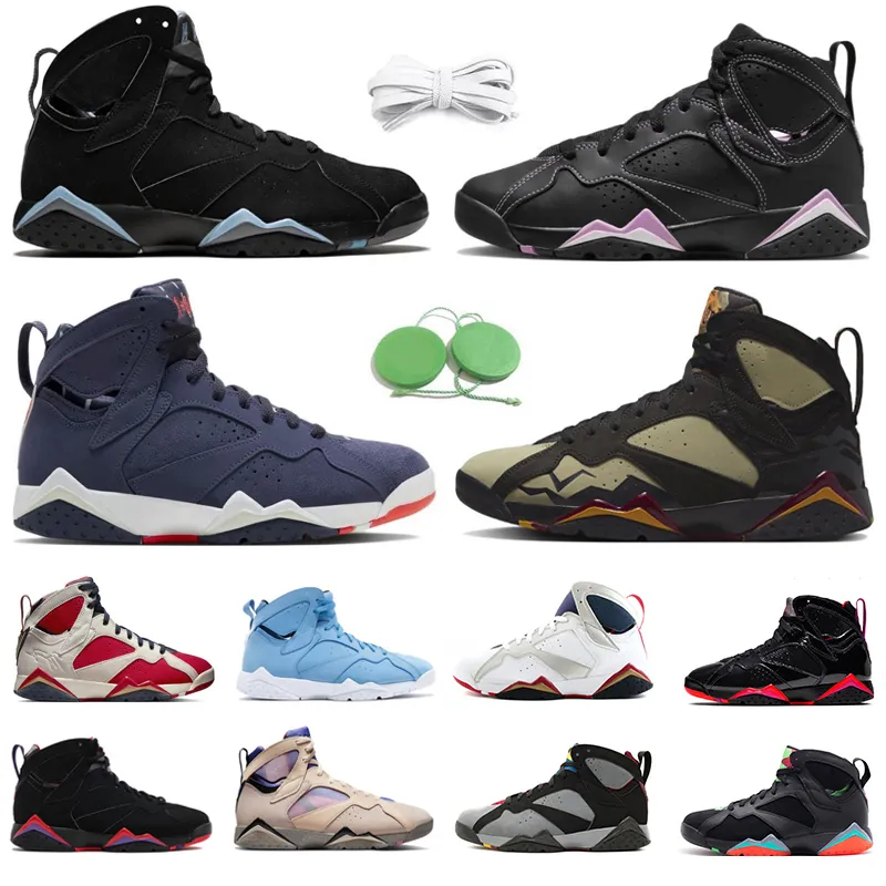 Jumpman 7 7s Mens Mens Basketball Shoes Clearance Barely Grape Chambray Afrobeats Quai 54 Sapphire Olive Pantone Bordeaux Cardinal Raptors Men Trainers Sports Sneakers 40 47 From Nice good shoes 33.58...