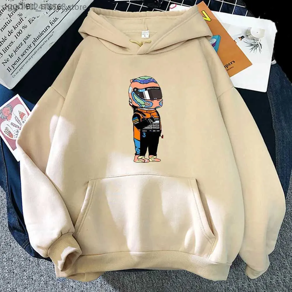 Мужские толстовки с капюшоном Mini Daniel Ricciardo 3 Hoodies F1 Толстовка с рисунком Женская унисекс Sudadera Уличная одежда Мужская одежда Зимние пуловеры Y2k Одежда Q231110