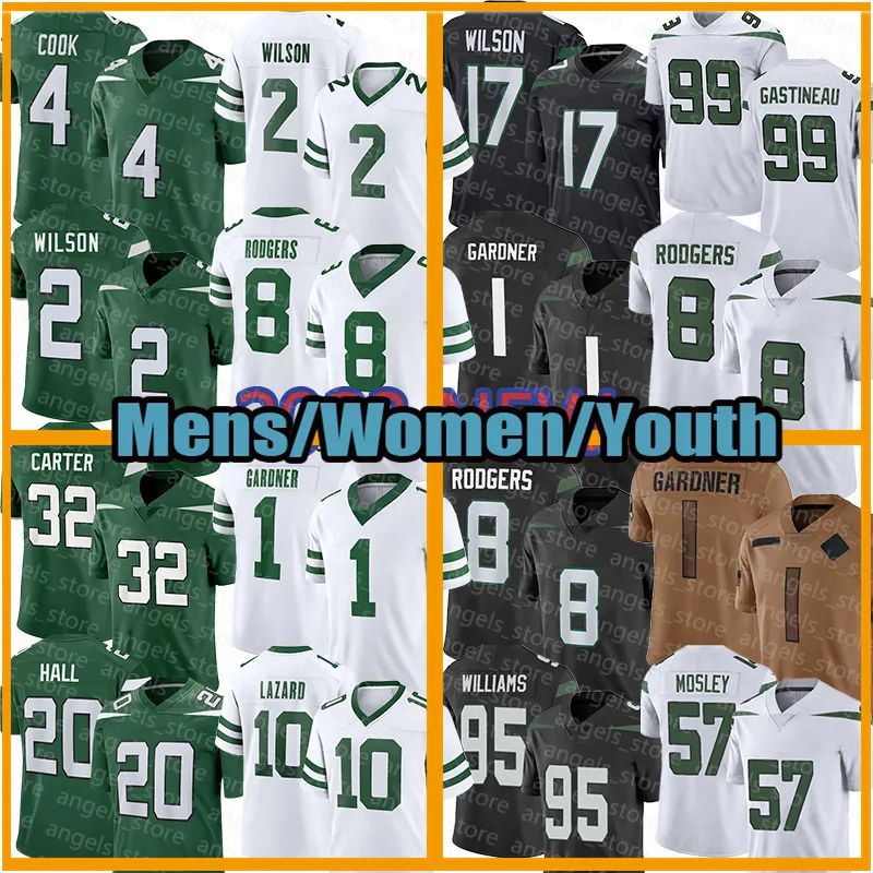 Man Hmad Sauce Gardner 8 Aaron Rodgers Zach Wilson New Yorks Football