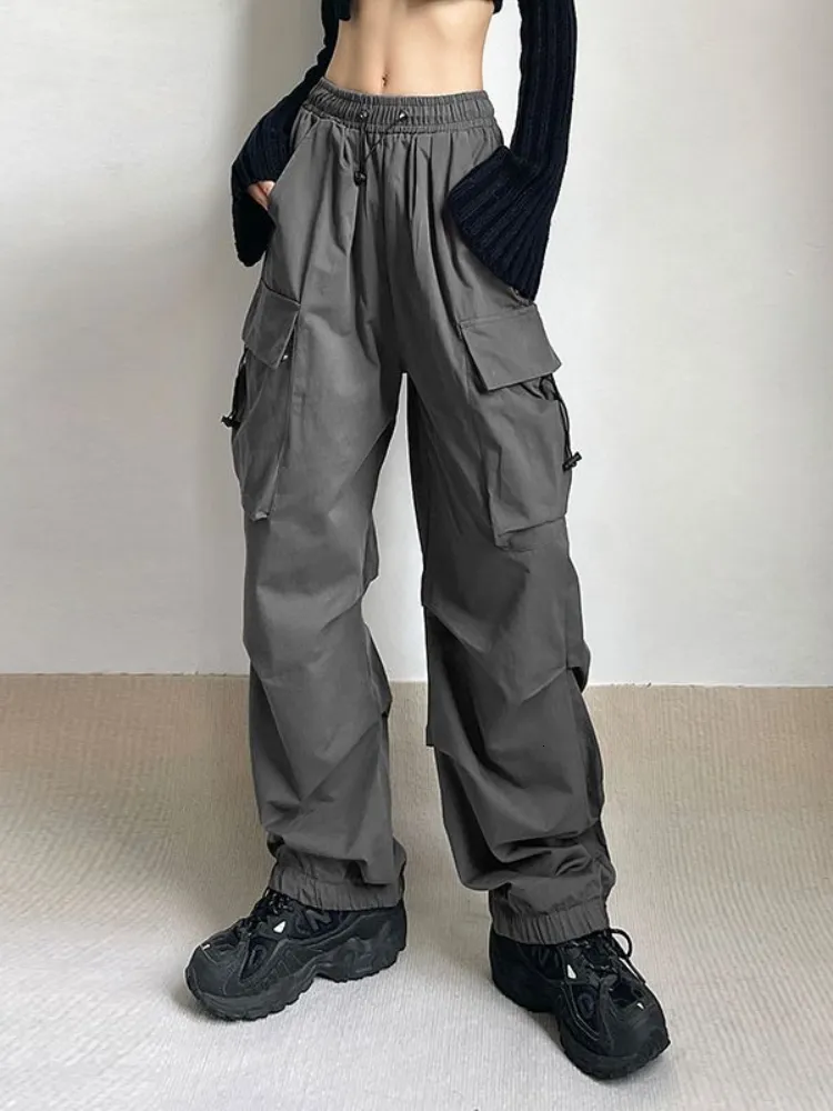 Harajuku Oversized Cargo Parachute Pants For Women Vintage Y2K Hip Hop  Streetwear With Wide Leg Joggers And Baggy Cargo Sweatpants Women Techwear  230410 By HOUZHOU From Mu01, $22.31