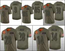 Football Jersey ''Bengals''9 Joe Burrow 85 Tee Higgins 14 Andy Dalton 18 A.J. Green''''Women Youth Salute to Service Jersey