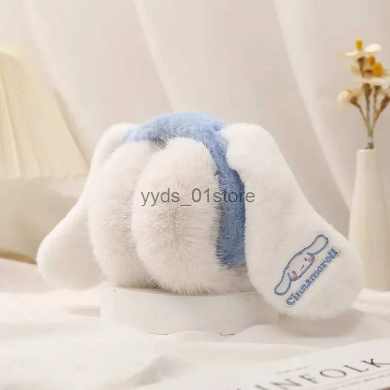 Cute Cinnamon Melo Kuromi Cartoon Fluffy Ear Muffs Kmart For Winter Warmth Boys And Girls Ear