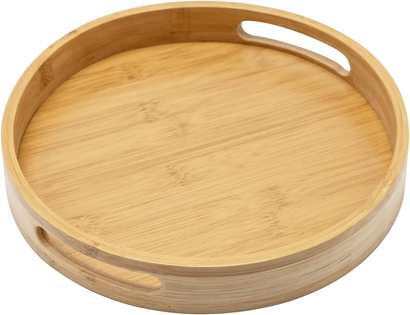Japanse stijl ronde dienblad eten serveerplaat bamboe snack desert bord theeboard voor thuis