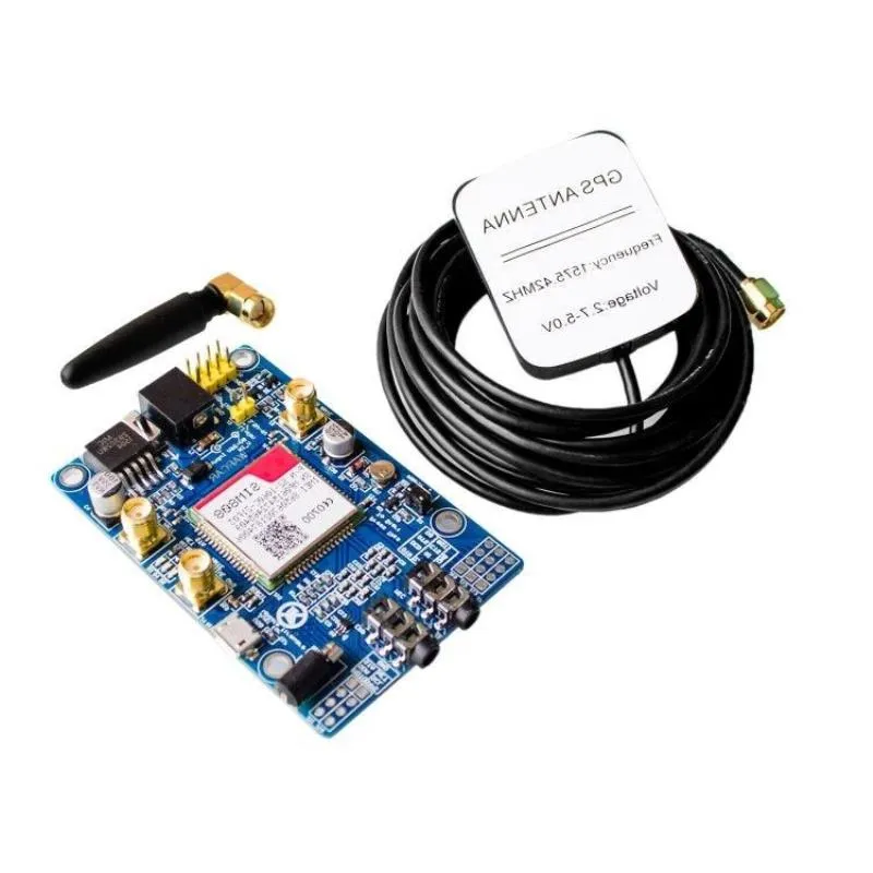 Бесплатная доставка Модуль SIM808 GSM GPRS GPS Макетная плата IPX SMA с GPS-антенной для Raspberry Pi Поддержка 2G 3G 4G SIM-карты Vsidh