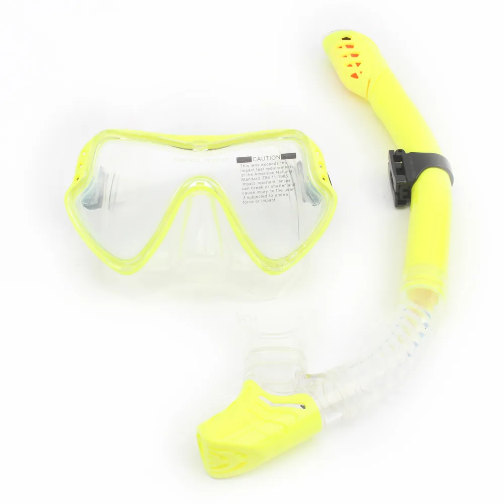 Acheter Lunettes de plongée Masque de plongée en apnée Ensemble de lunettes  de natation en silicone Tube respiratoire entièrement sec pour hommes et  femmes Lunettes de plongée à grand cadre pour adultes