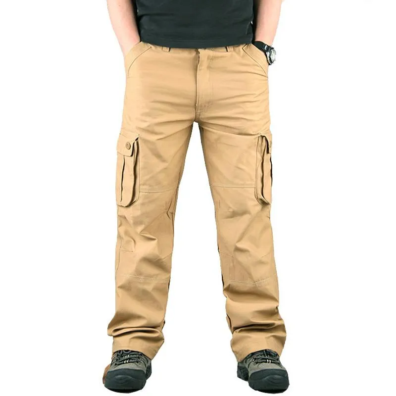 Korean Streetwear Mens Overalls Tactical Sweatpants With Ankel Cargo ...